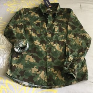 Cherokee▪️Boy’s Camo Button Down